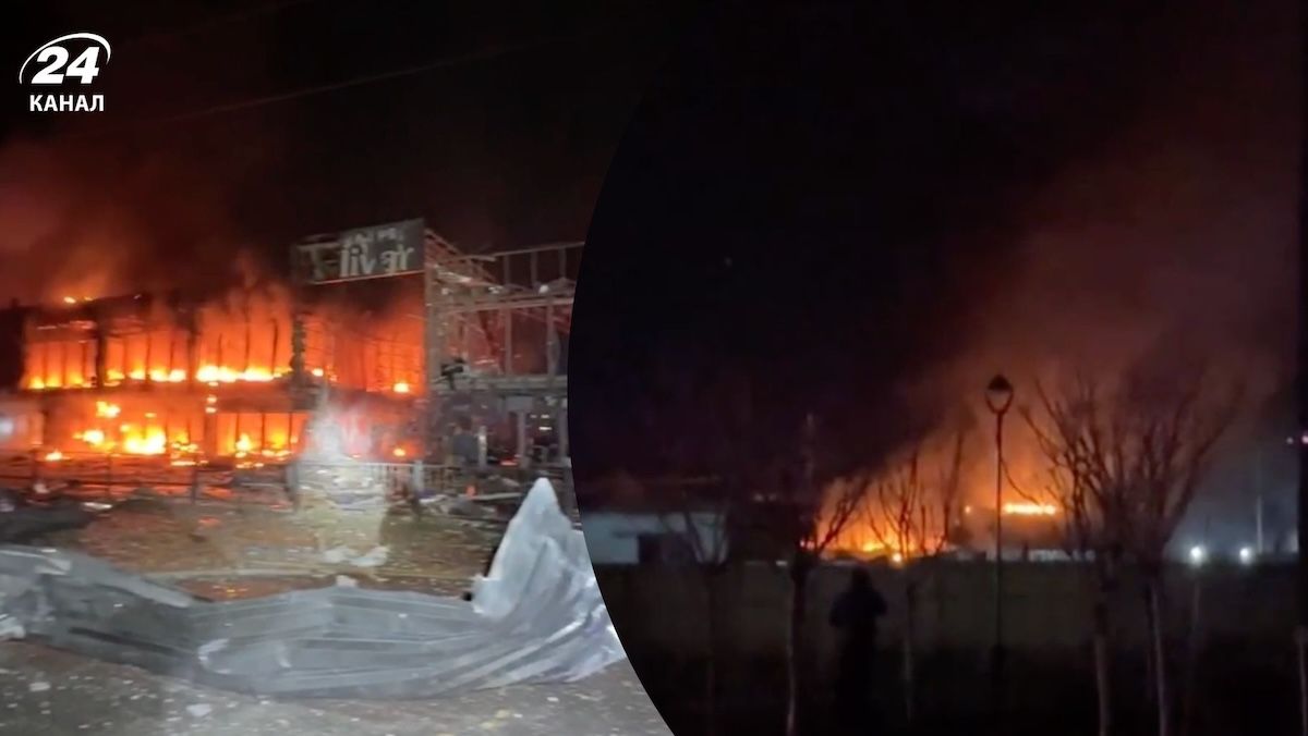 Внаслідок дронової атаки на Одесу спалахнула пожежа - 24 Канал Внаслідок дронової атаки на Одесу спалахнула пожежа - 24 Канал