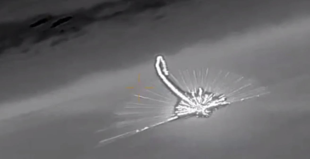 Неудачный удар Панциря по дрону Неудачный удар Панциря по дрону