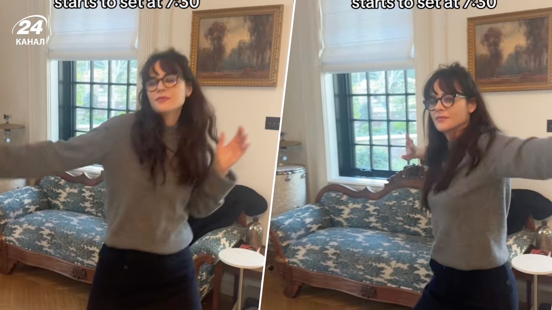 Зоуи Дешанель показала свою гостиную - какой интерьер комнаты Зоуи Дешанель показала свою гостиную - какой интерьер комнаты