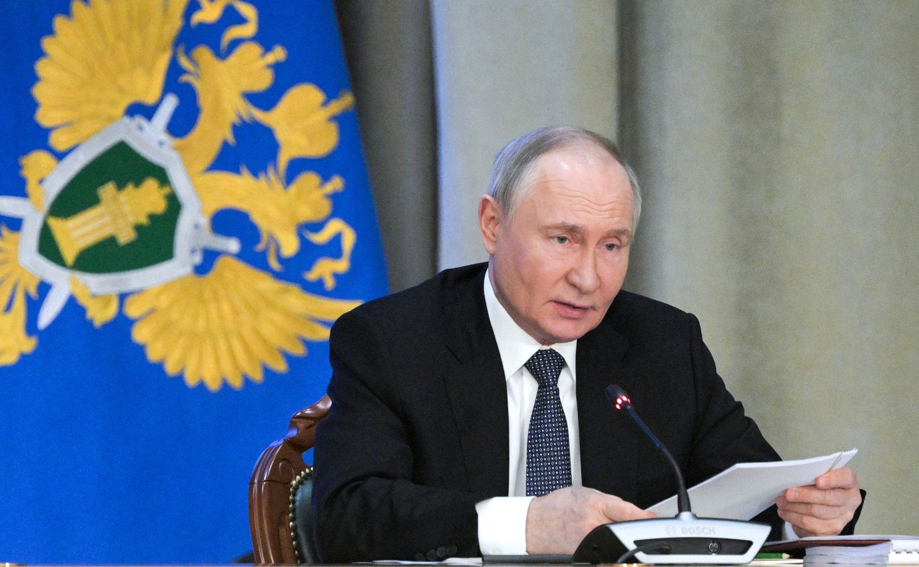 Російський диктатор Владімір Путін Російський диктатор Владімір Путін