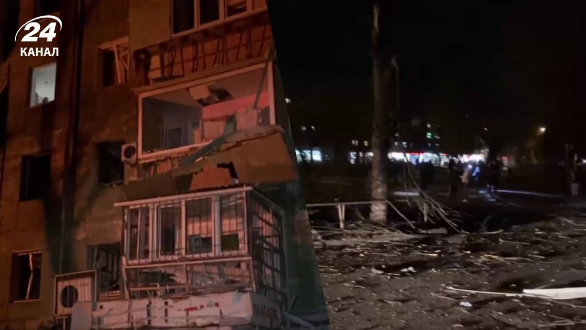 Последствия атаки в Запорожье - 24 Канал Последствия атаки в Запорожье - 24 Канал