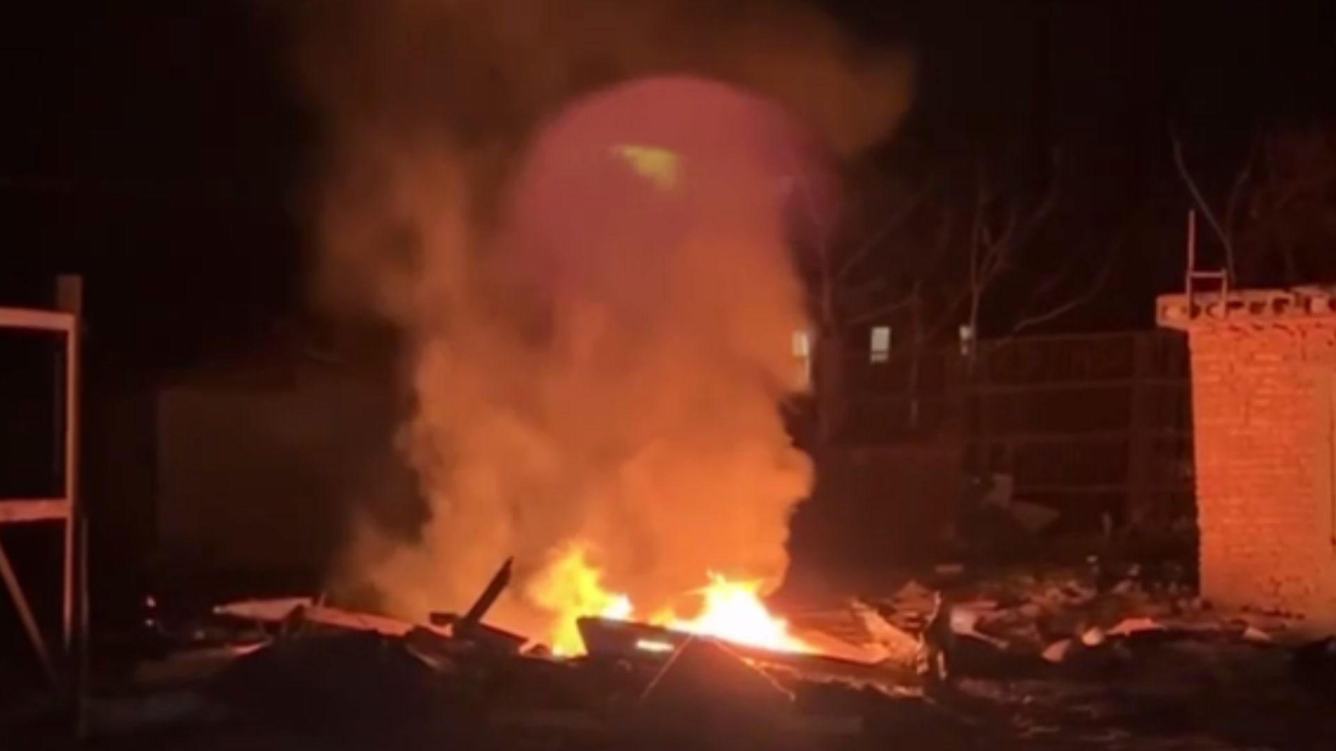 Последствия удара по Запорожью Последствия удара по Запорожью