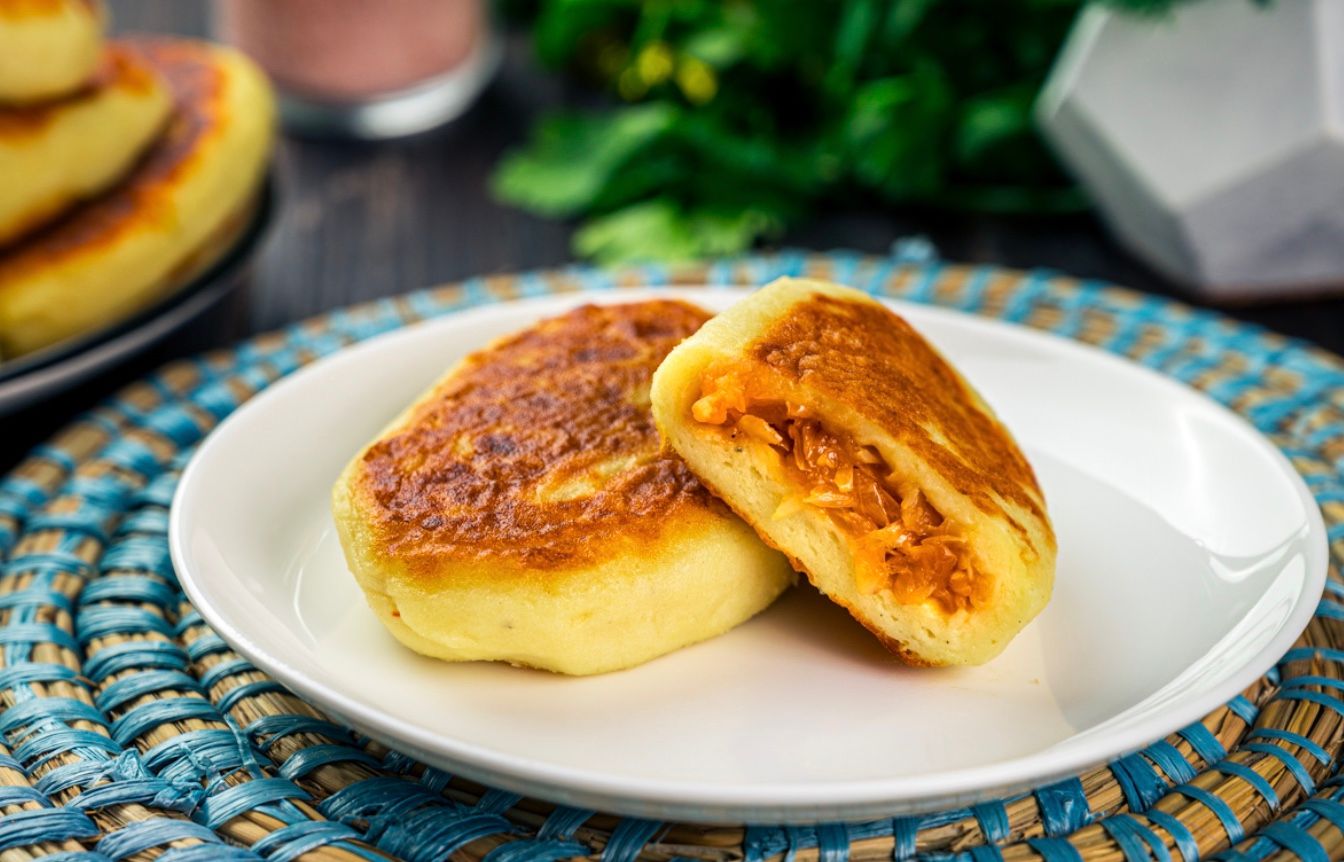 Картопляні зрази з капустою Картопляні зрази з капустою