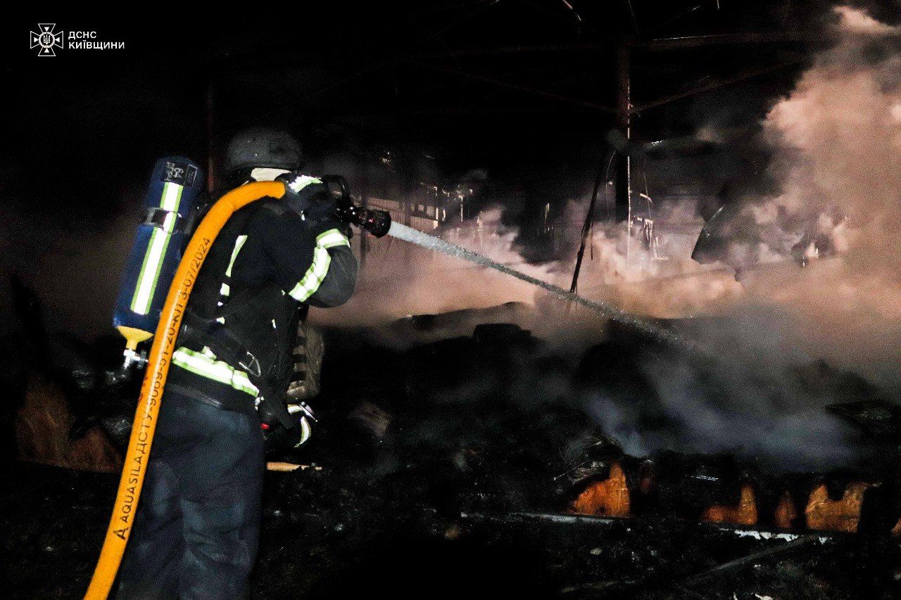 Последствия атаки на Киевскую область - 24 Канал Последствия атаки на Киевскую область - 24 Канал