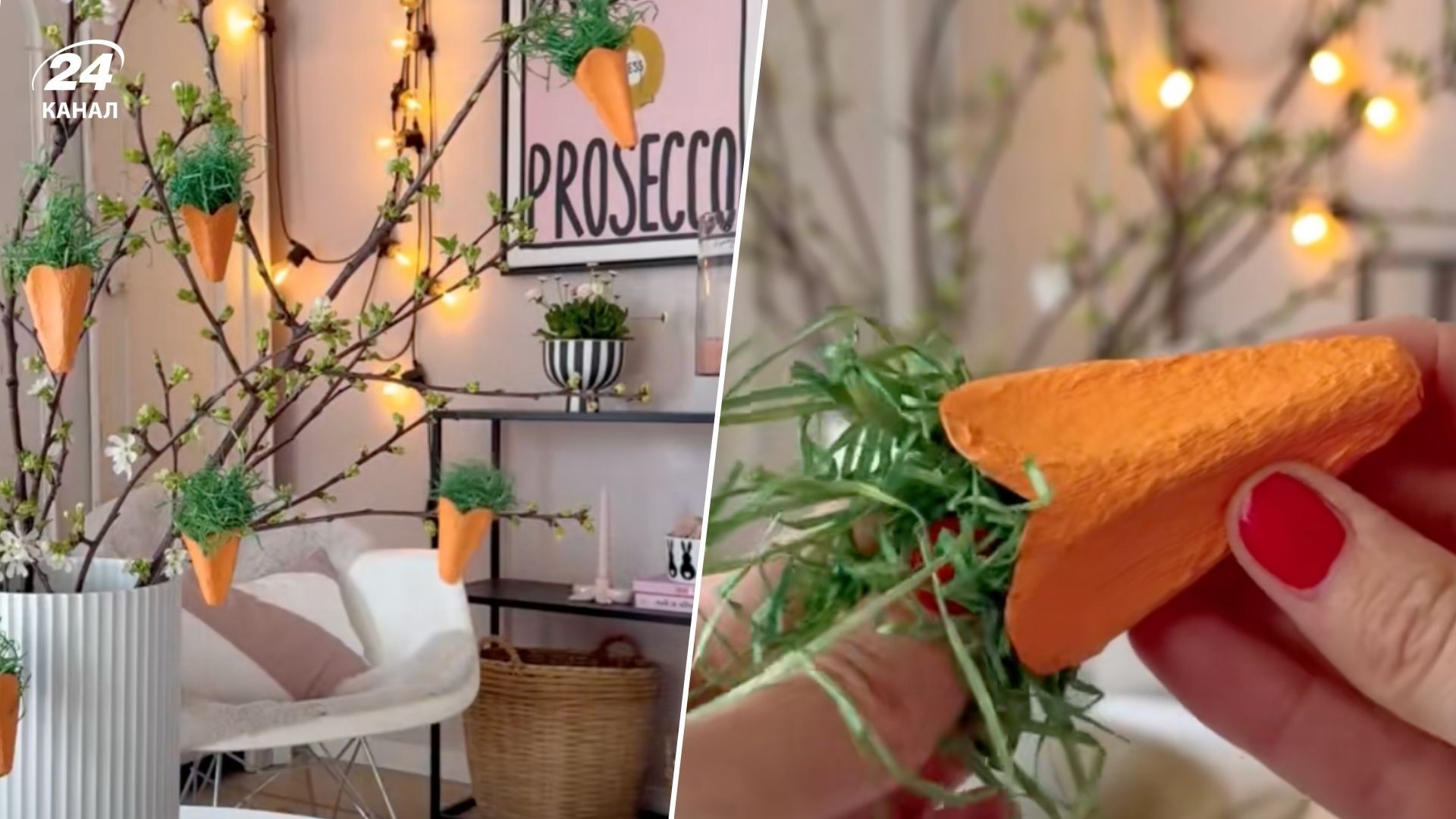 Декоративное морковное дерево своими руками - видео, как его сделать Декоративное морковное дерево своими руками - видео, как его сделать