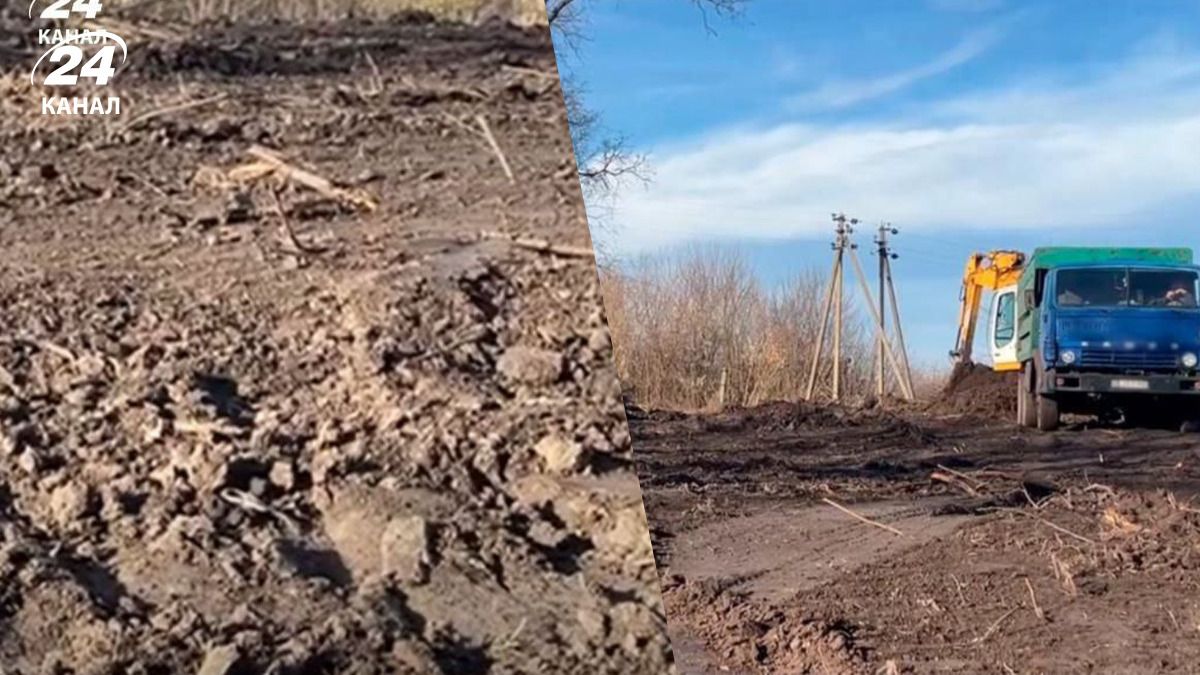 На Чернігівщині зрівняли з землею частину цвинтаря На Чернігівщині зрівняли з землею частину цвинтаря
