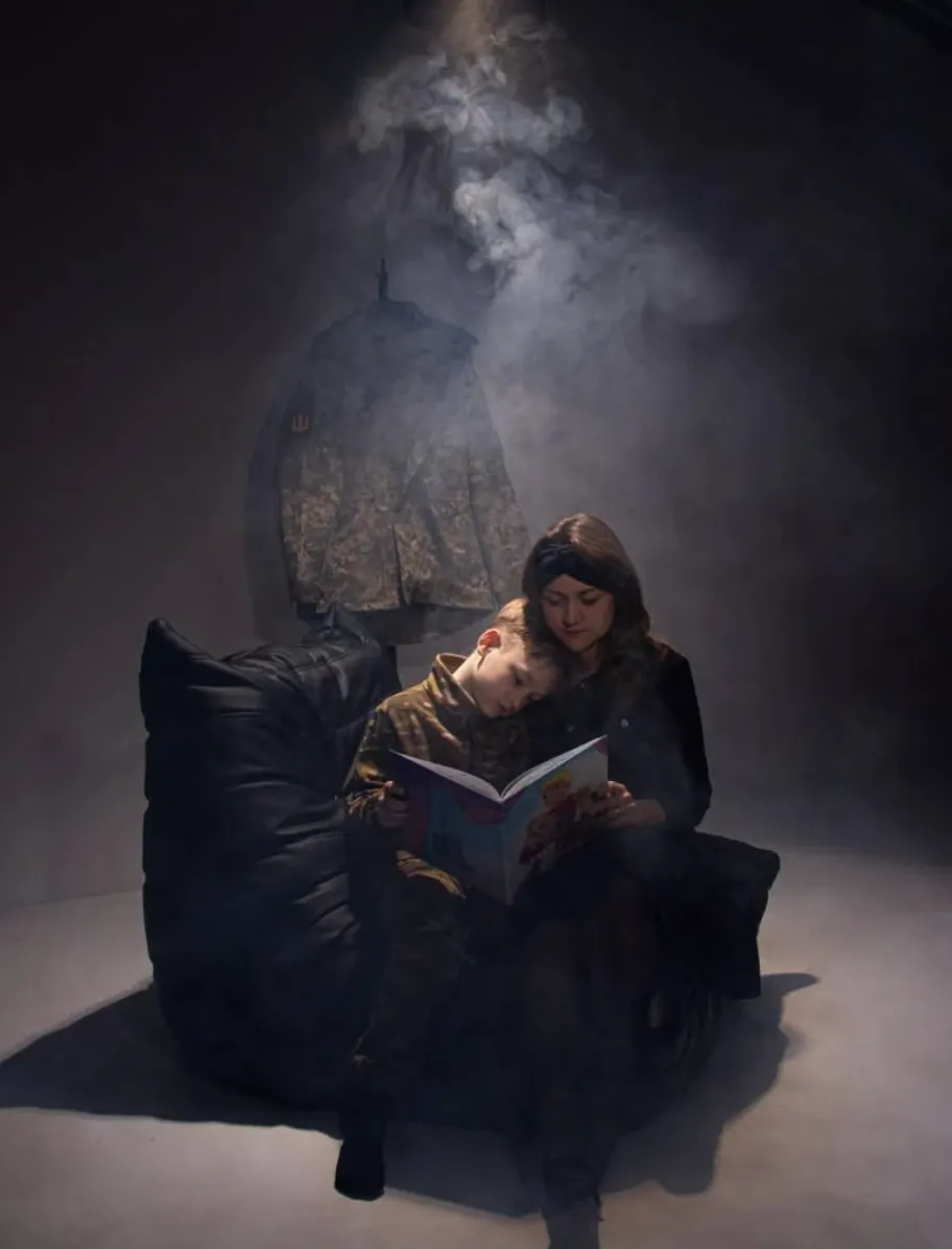 Аліна з сином Аліна з сином