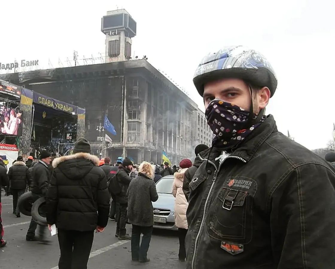 Артем під час Революції Гідності Артем під час Революції Гідності