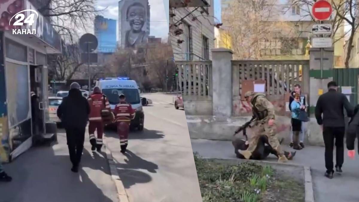 Возле Голосеевского ТЦК произошел инцидент 28 марта 2025 года - 24 Канал Возле Голосеевского ТЦК произошел инцидент 28 марта 2025 года - 24 Канал