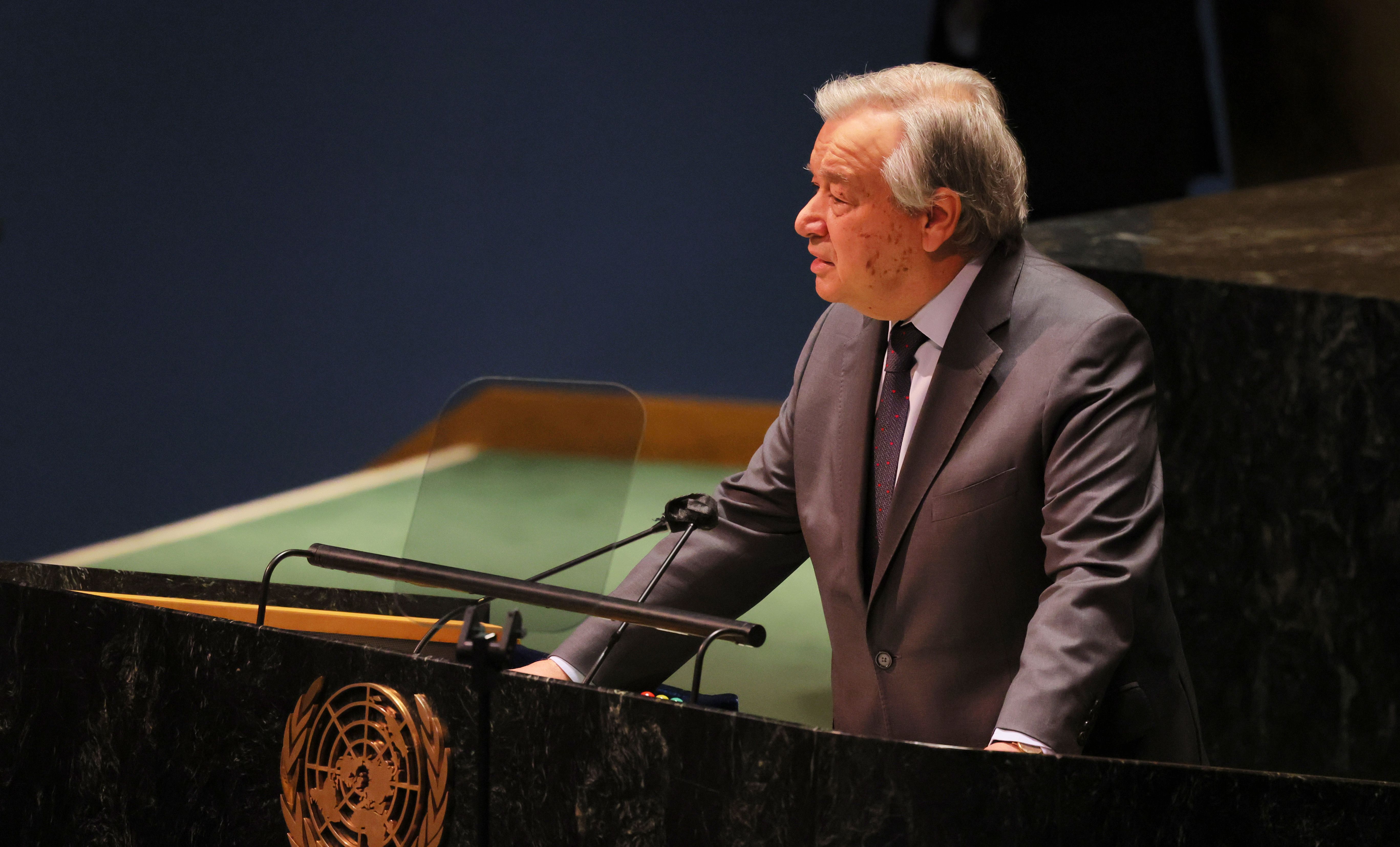 Гутерриш отреагировал на предложение Путина Гутерриш отреагировал на предложение Путина