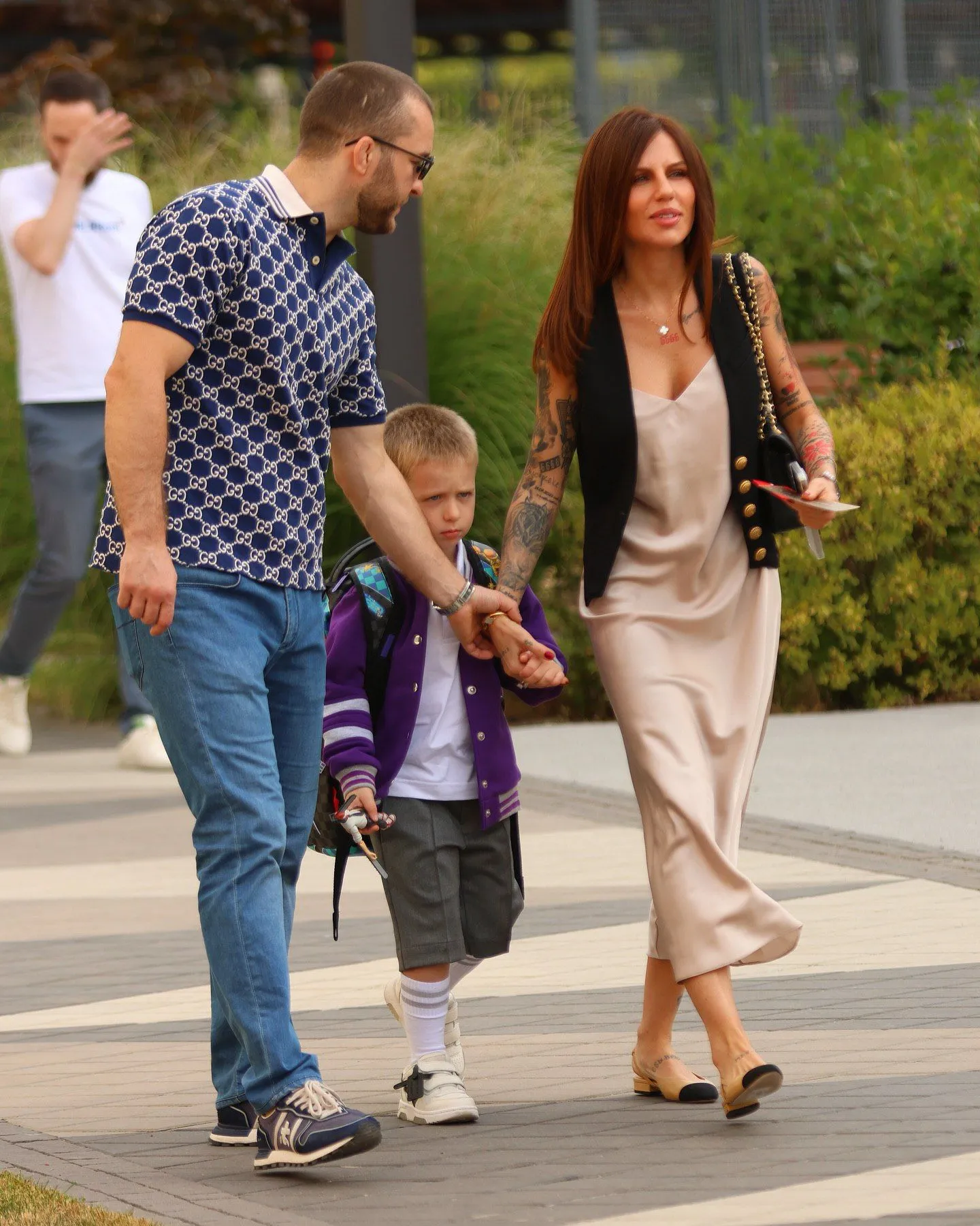 Анна Алхім з колишнім чоловіком і сином Анна Алхім з колишнім чоловіком і сином