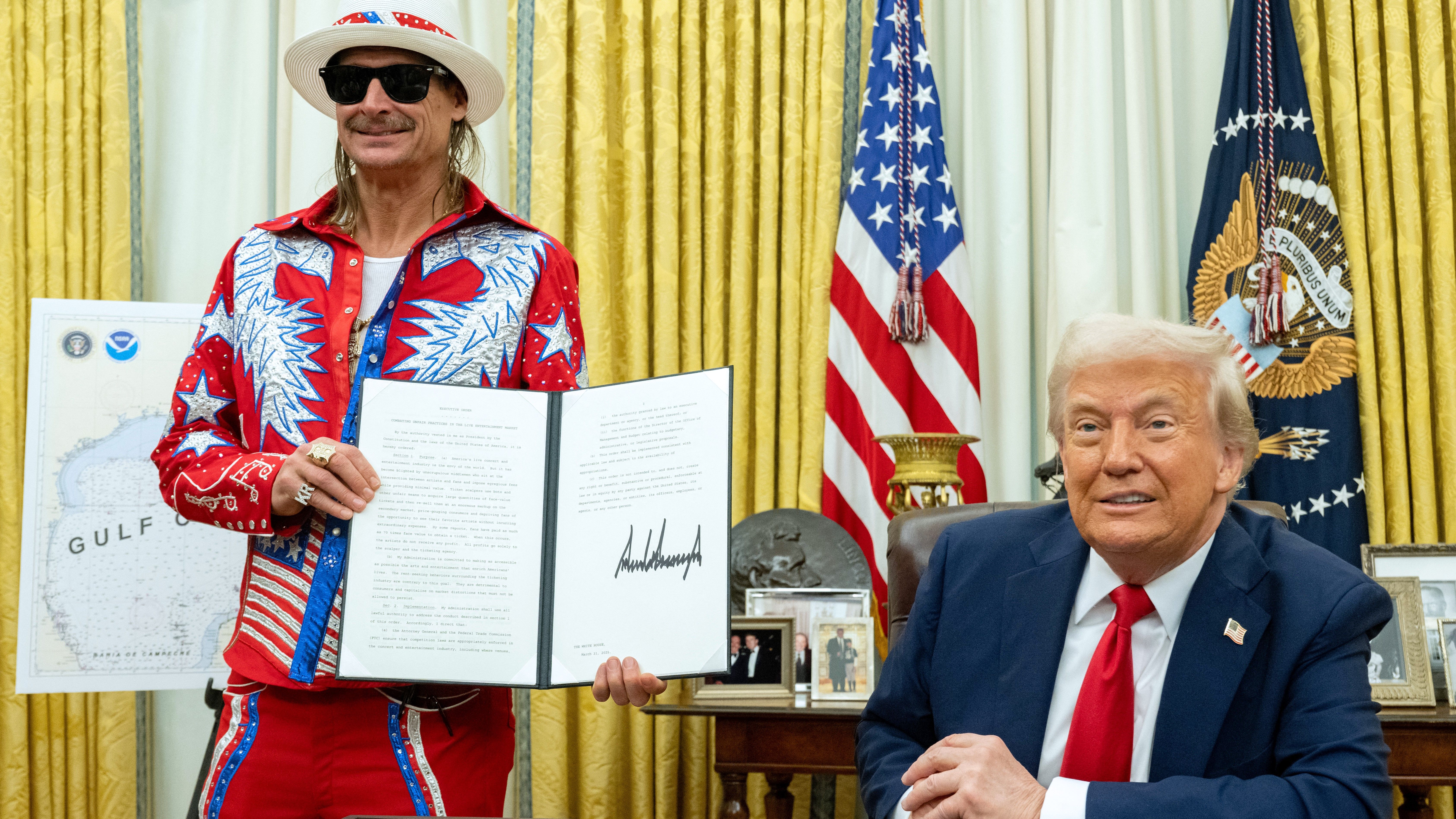 Кид Рок и Дональд Трамп