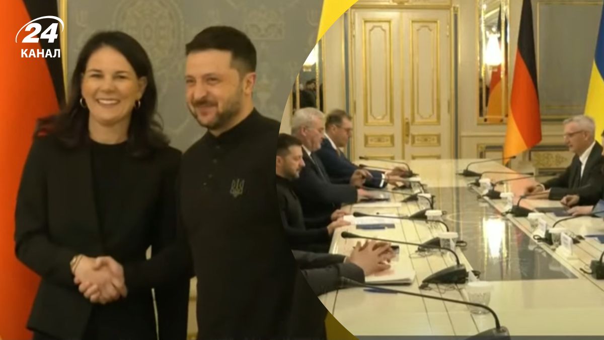 Бербок і Зеленський зустрілися у Києві Бербок і Зеленський зустрілися у Києві