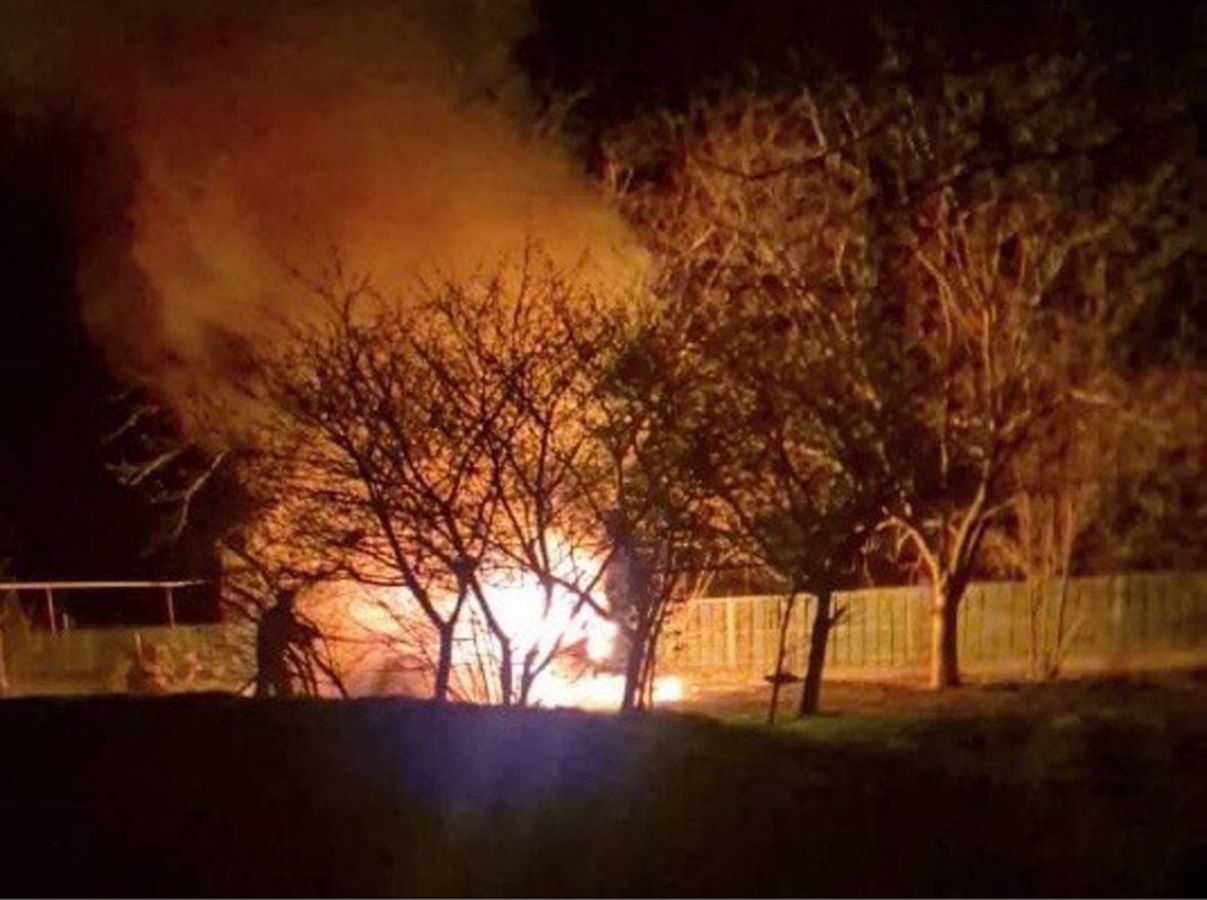 В Запорожской области дрон ударил по автомобилям В Запорожской области дрон ударил по автомобилям