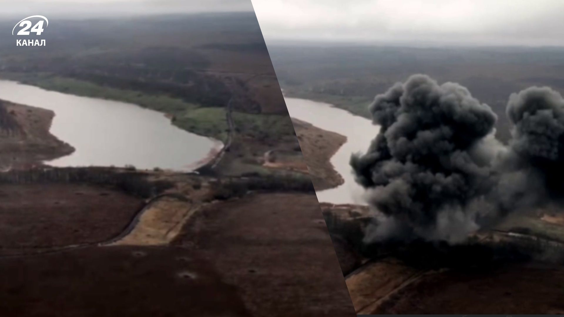 Бомбят сами себя: россияне взорвали дамбу в Белгородской области - 24 Канал Бомбят сами себя: россияне взорвали дамбу в Белгородской области - 24 Канал