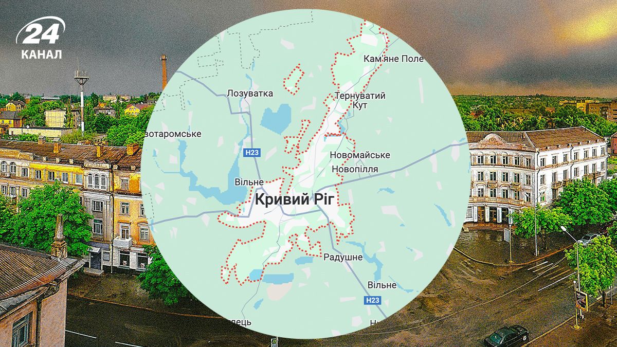 Где расположен Кривой Рог на карте Где расположен Кривой Рог на карте