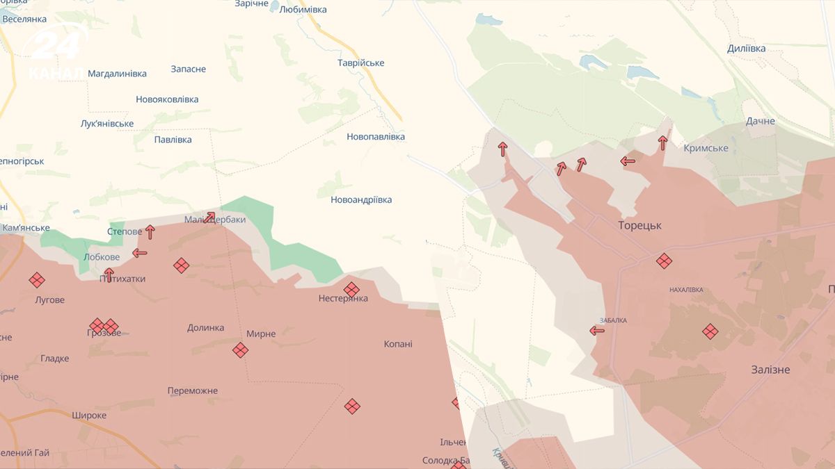 Deep State оновили карту бойових дій Deep State оновили карту бойових дій