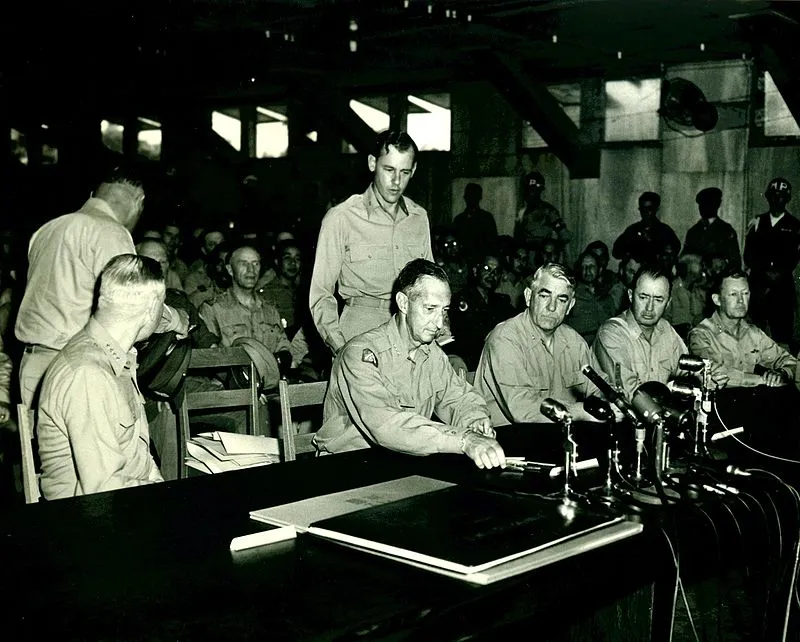 Підписання мирного договору за результатами Корейської війни Підписання мирного договору за результатами Корейської війни