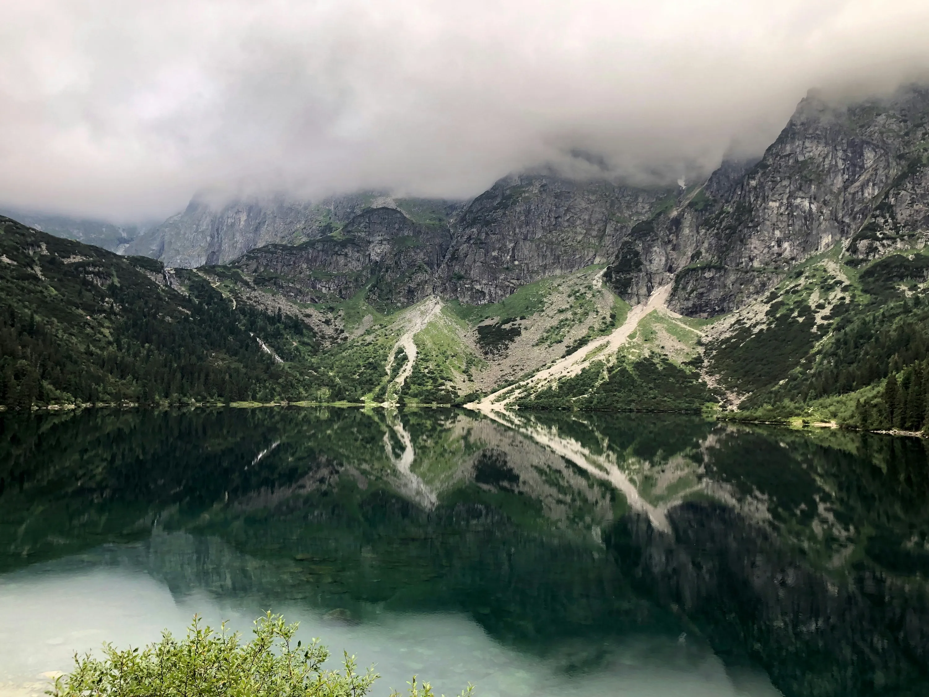 Озеро Морской глаз в Татрах Озеро Морской глаз в Татрах