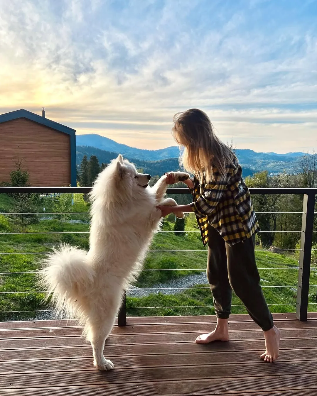 Діана зі своїм собакою Діана зі своїм собакою