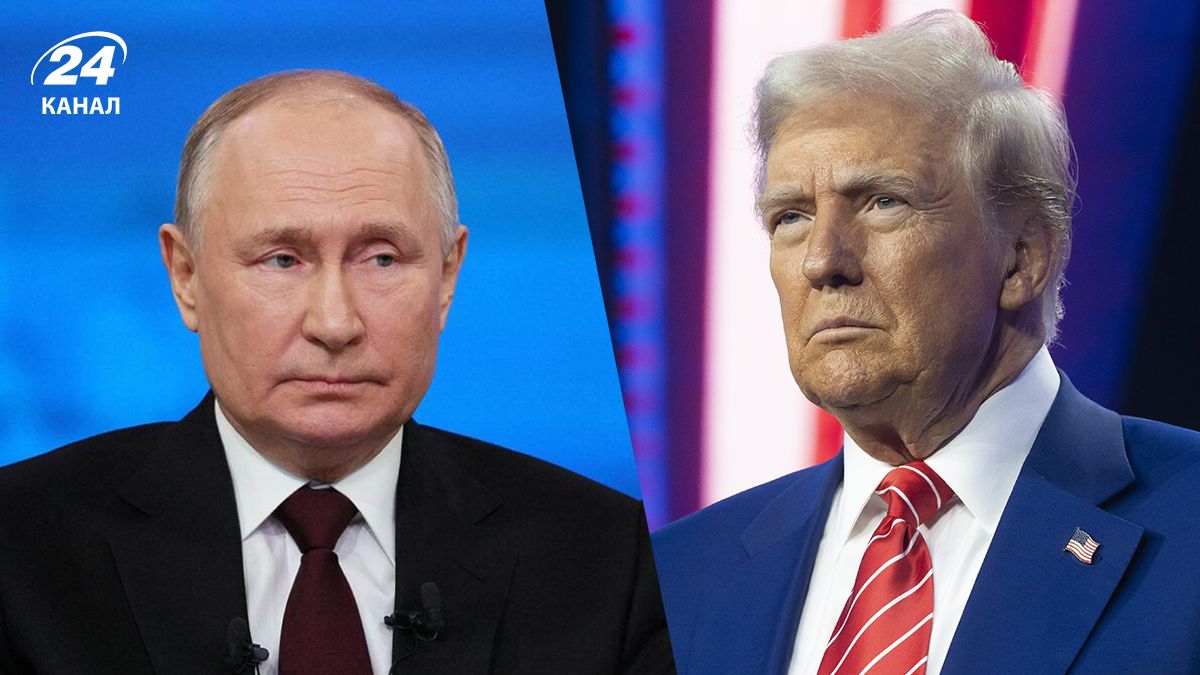 Російський диктатор Путін та президент США Трамп Російський диктатор Путін та президент США Трамп