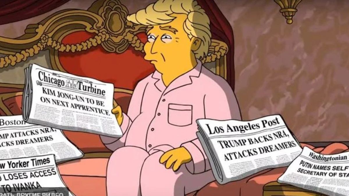 Сімпсони нібито пророкують смерть Дональда Трампа 12.04.2025 Сімпсони нібито пророкують смерть Дональда Трампа 12.04.2025