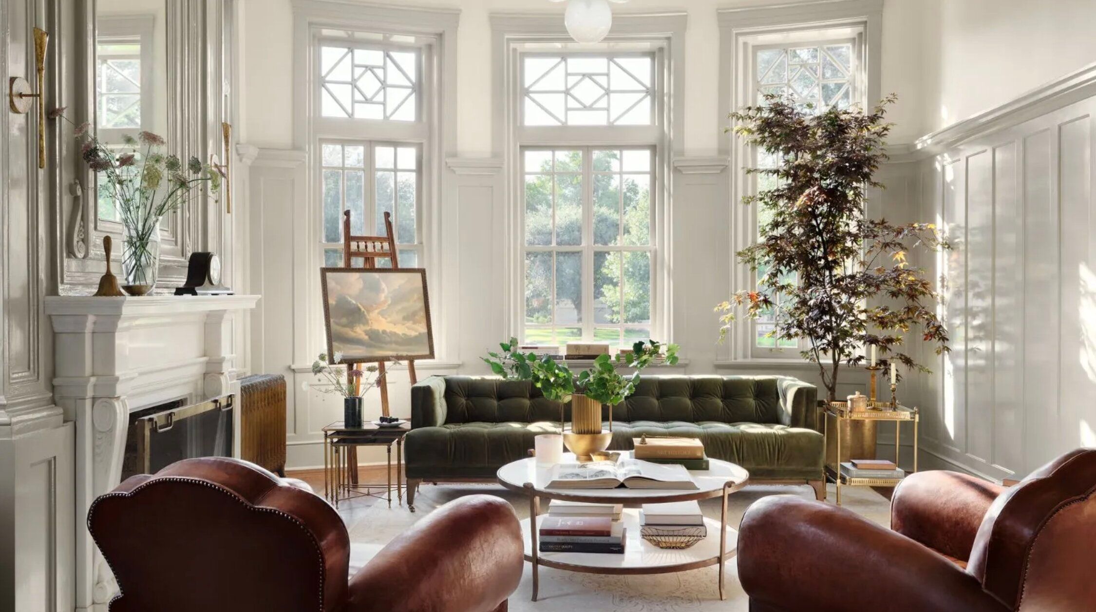 Джоанна Ґейнс облаштувала сучасну вітальню у замку Джоанна Ґейнс облаштувала сучасну вітальню у замку