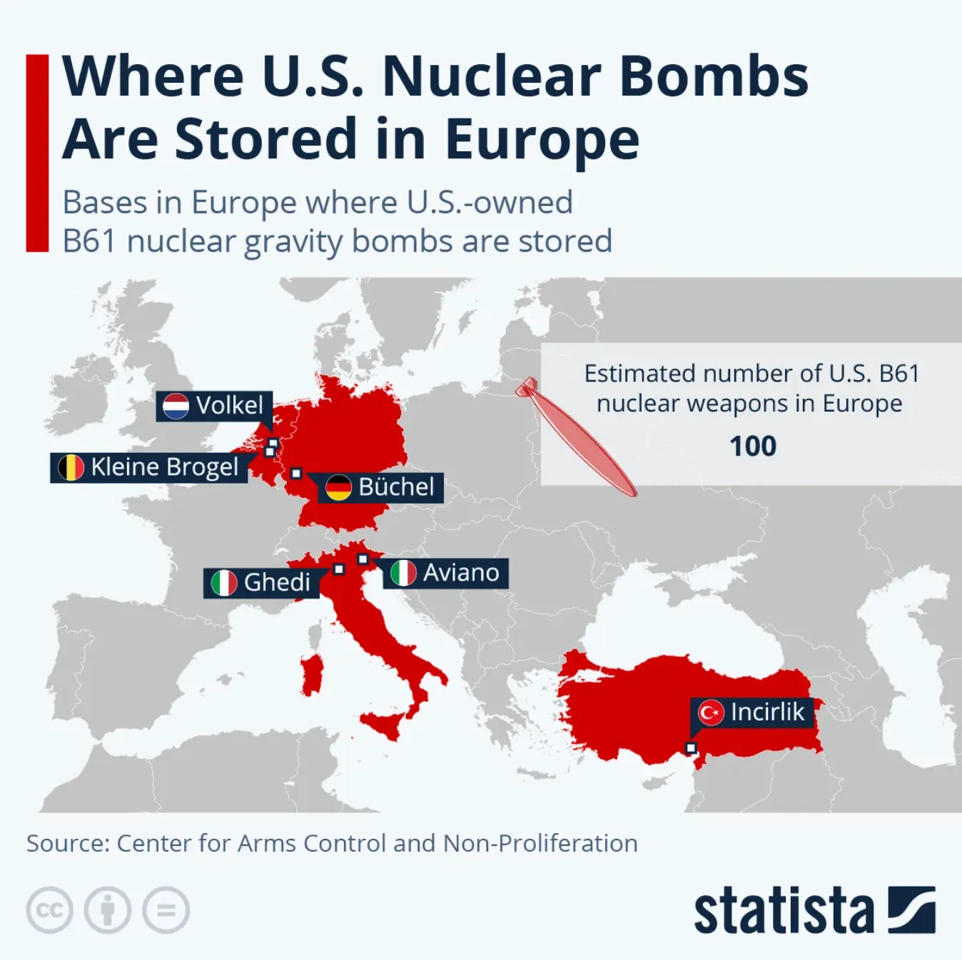 Где в Европе расположена ядерка США Где в Европе расположена ядерка США