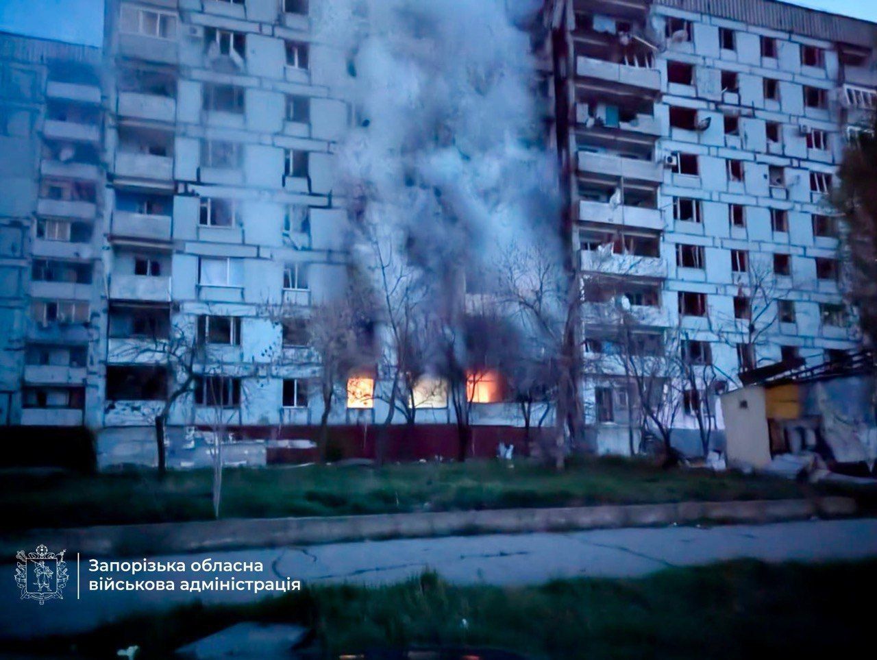 У Степногірську зникло електропостачання, спалахнула пожежа у багатоповерхівці - 24 Канал