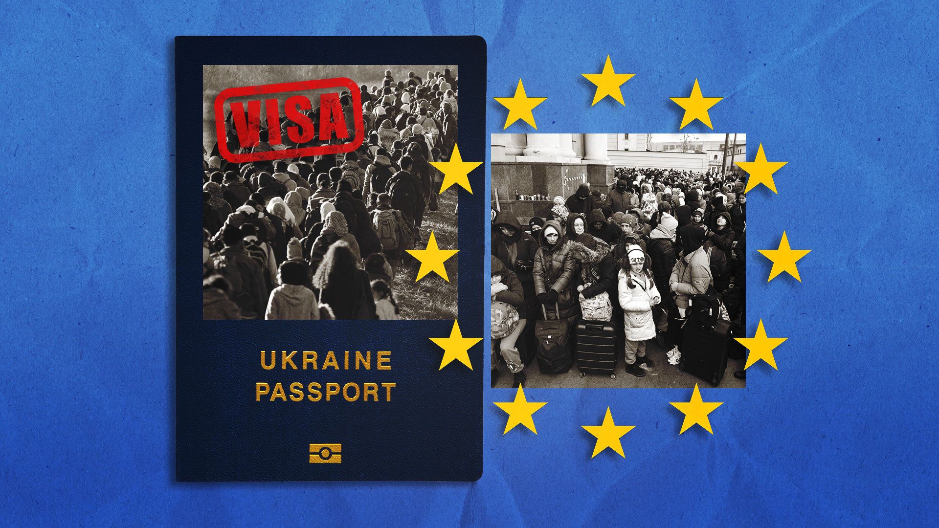 Украинские беженцы в Европе Украинские беженцы в Европе