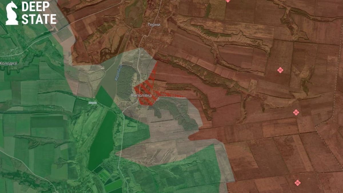 Росіяни просуваються в районі річки Жеребець Росіяни просуваються в районі річки Жеребець