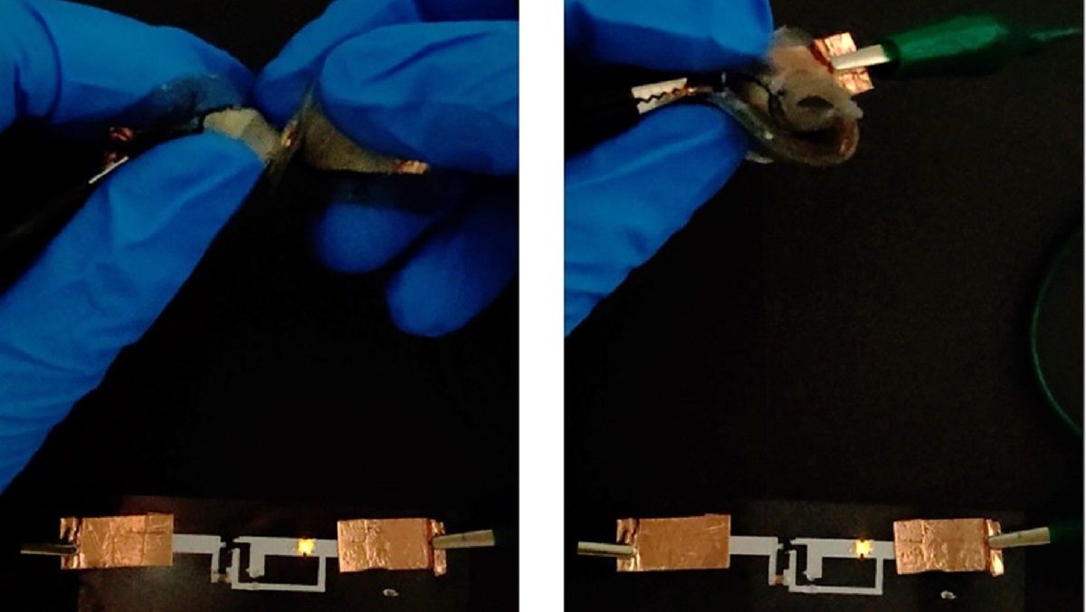 Гнучка літієва батарея