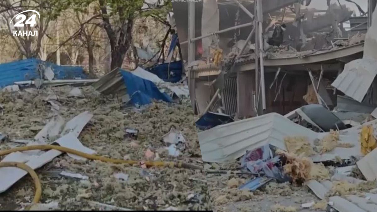 Последствия обстрела Херсона