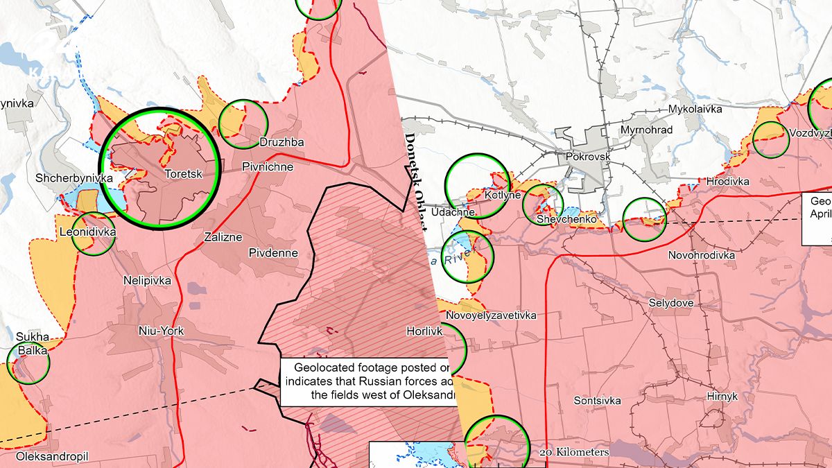 Карта фронту від ISW 17 квітня Карта фронту від ISW 17 квітня