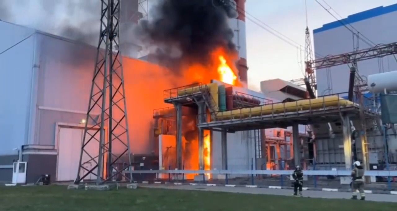 В Москве возник пожар на ТЭЦ