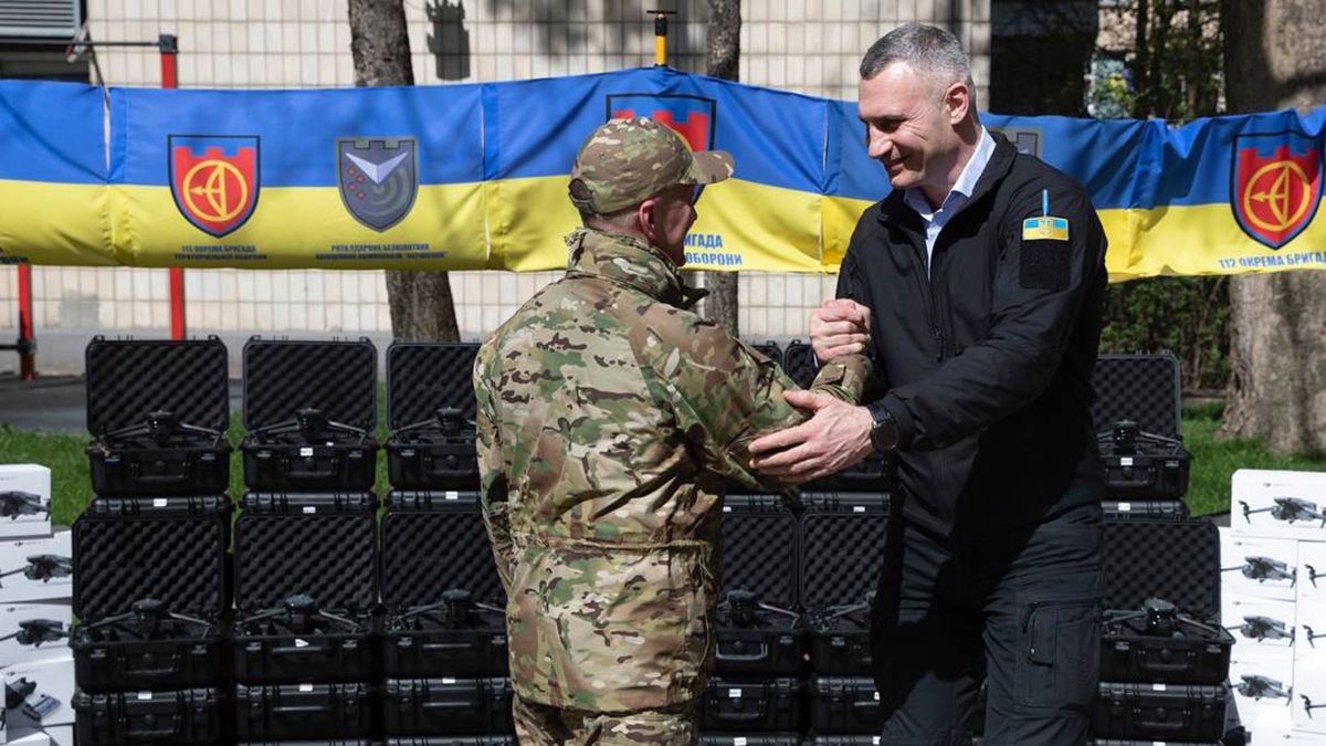 Защитники 112 бригады ТрО получили очередную помощь от киевлян