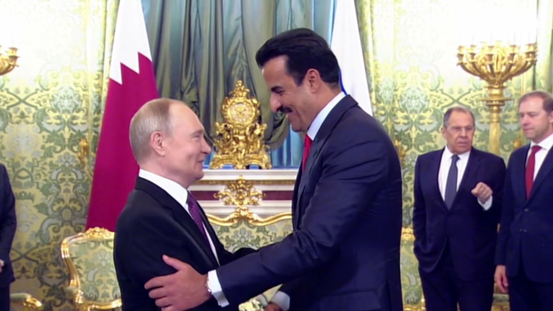 Путин встретился с Тамимом бин Хамад Аль Тани