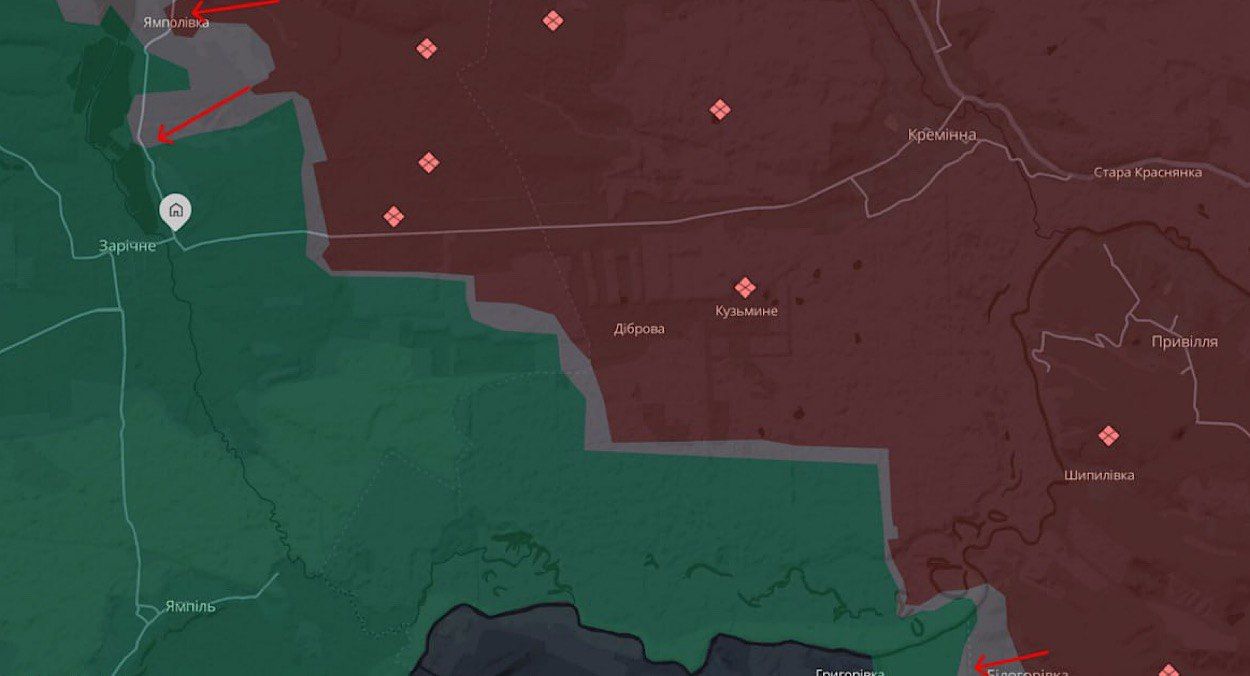 Враг давит между Ямполовкой и Торским Враг давит между Ямполовкой и Торским
