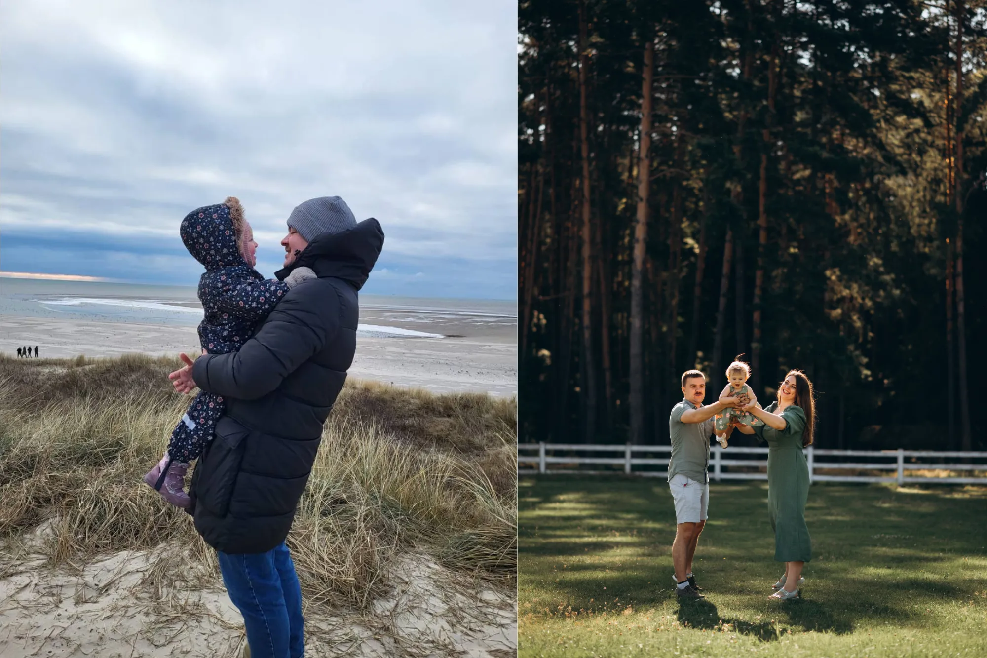 Пара с дочкой Пара с дочкой