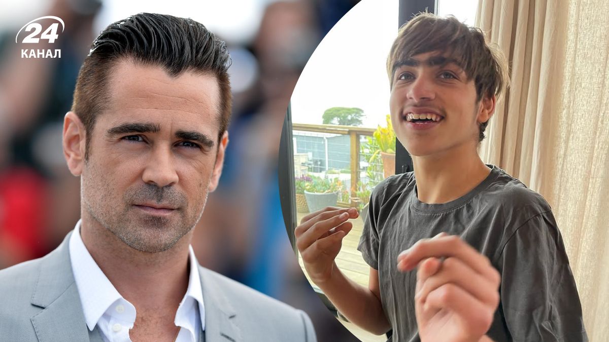 Колин Фаррелл с сыном Колин Фаррелл с сыном