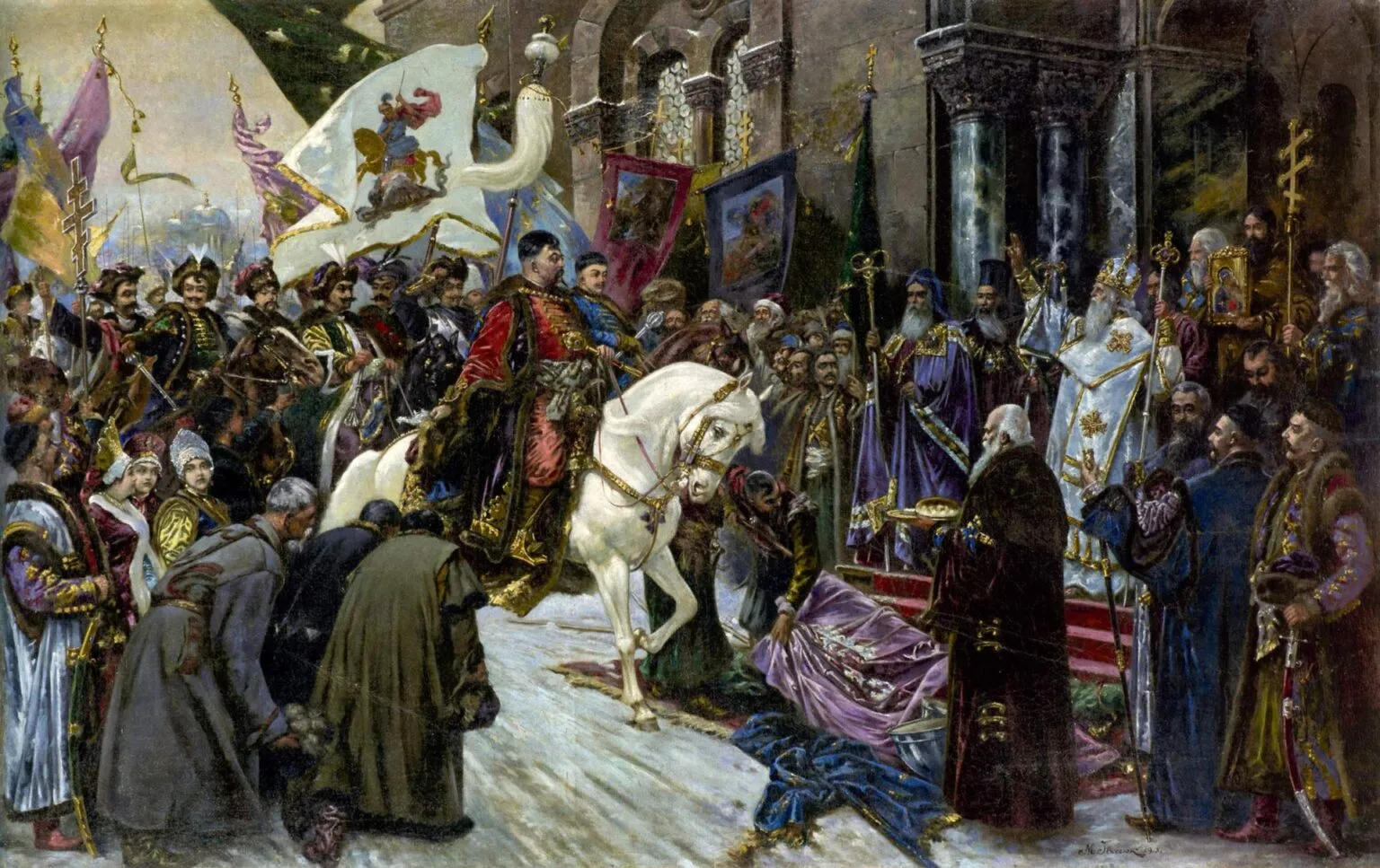 Козаки на прийомі Козаки на прийомі