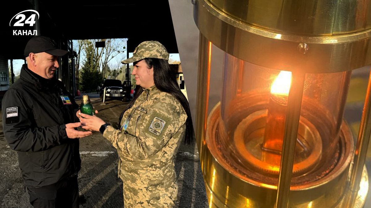 Благодатный огонь в Украине Благодатный огонь в Украине