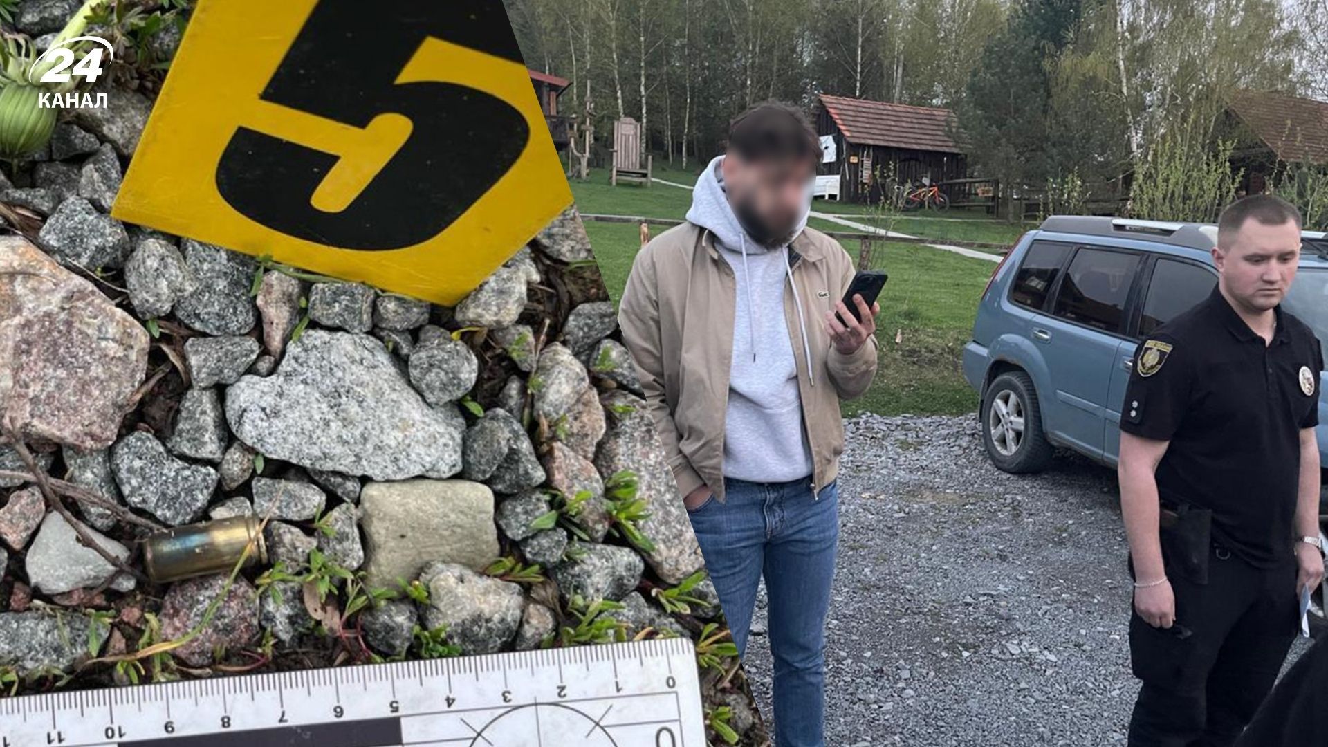 На базе отдыха под Львовом посетитель стрелял в мужчину и женщину на базе отдыха под Львовом