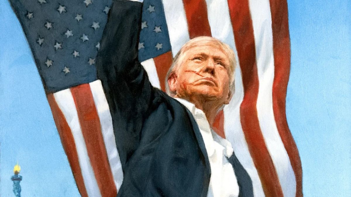 CNN впервые показало портрет, который путин передал в подарок Трампу - 24 Канал CNN впервые показало портрет, который путин передал в подарок Трампу - 24 Канал