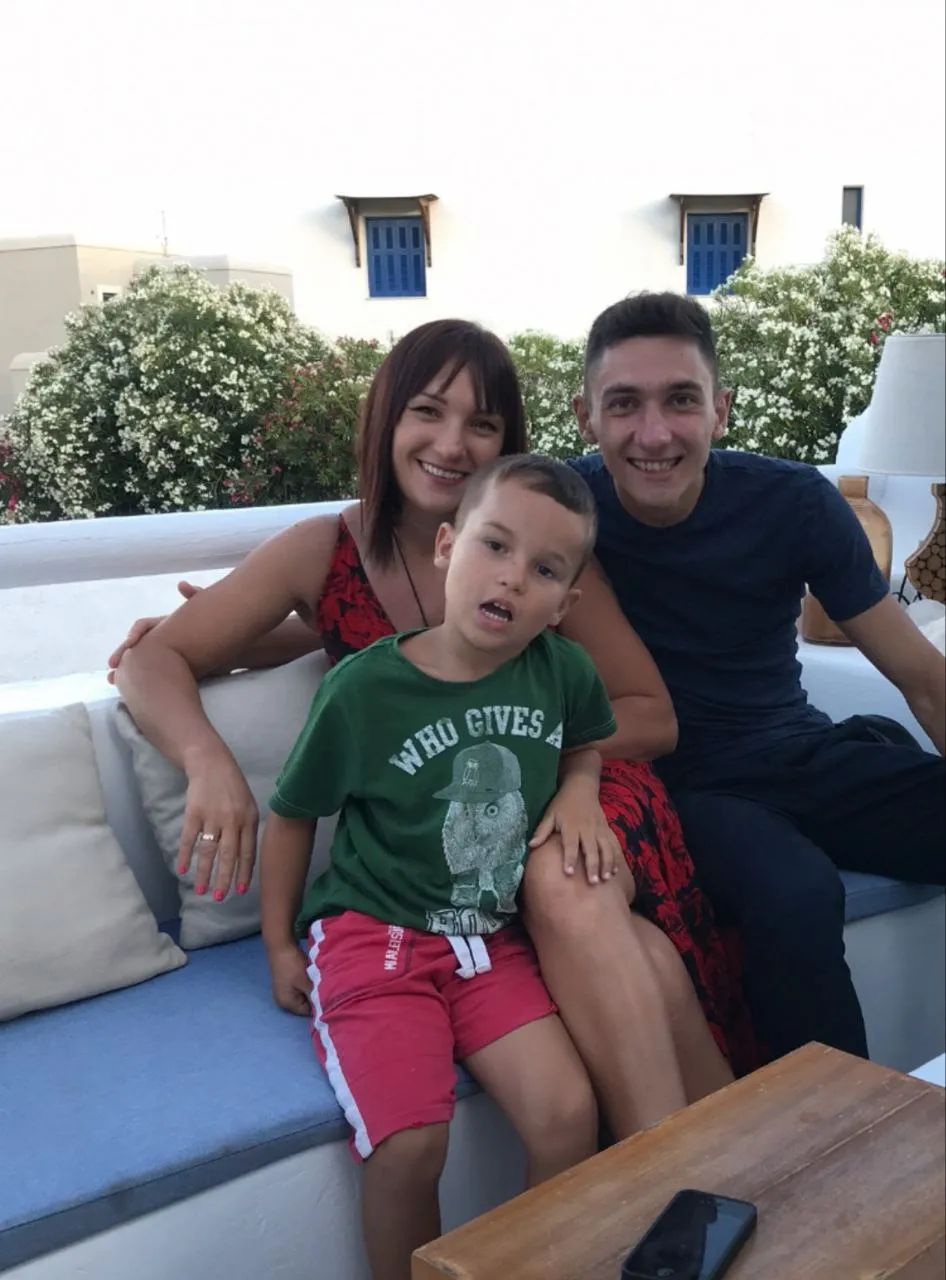 Госпожа Оксана с сыновьями