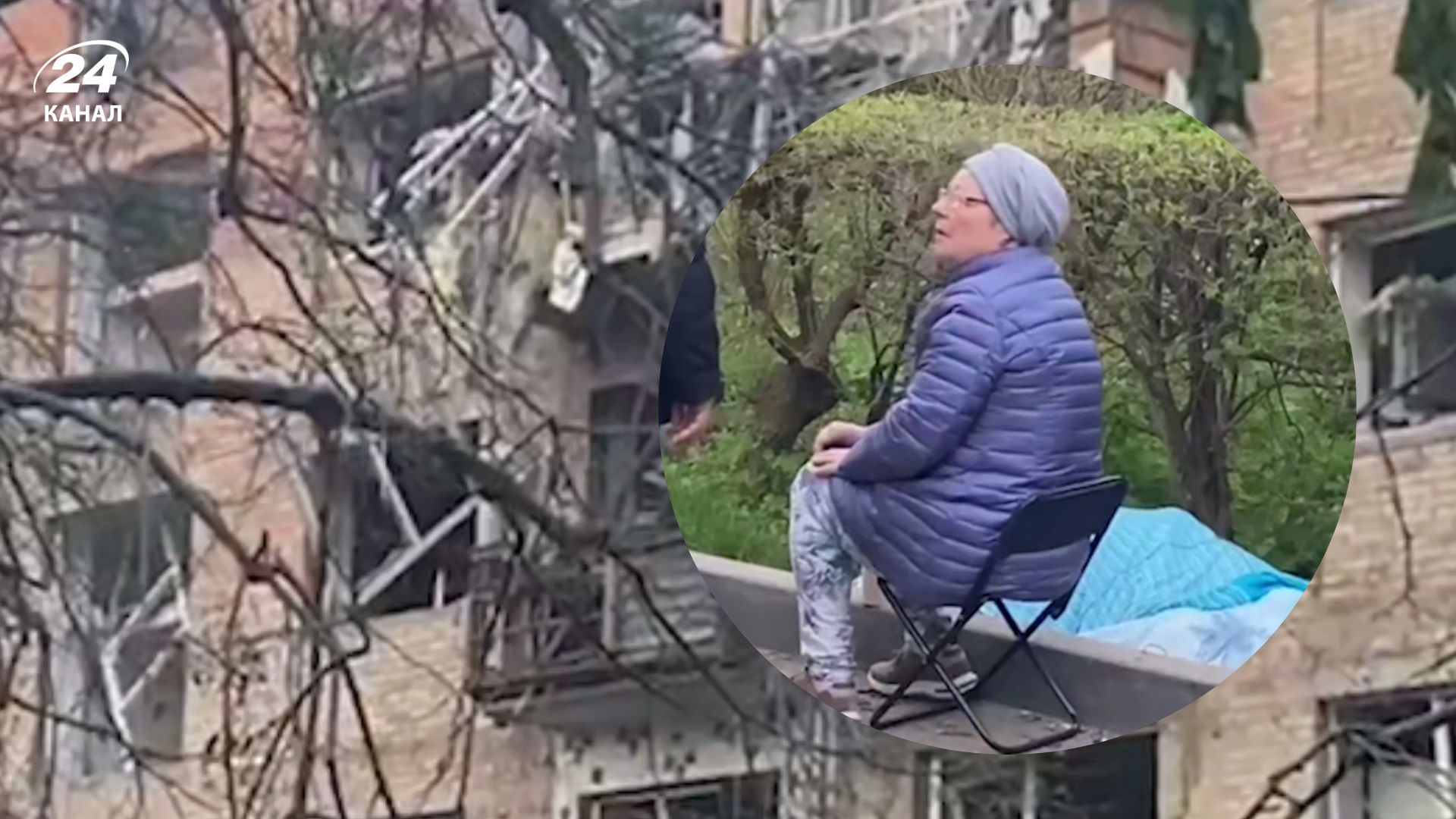 "Старушка, но умирать не собиралась": женщина сидит возле матери, чью жизнь забрала Россия в Киеве - 24 Канал