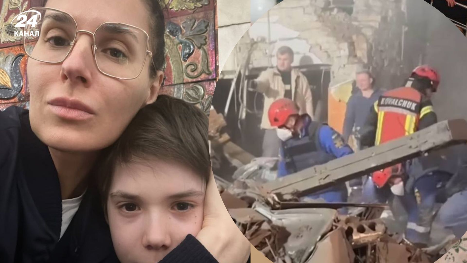 Маша Єфросиніна з сином Маша Єфросиніна з сином