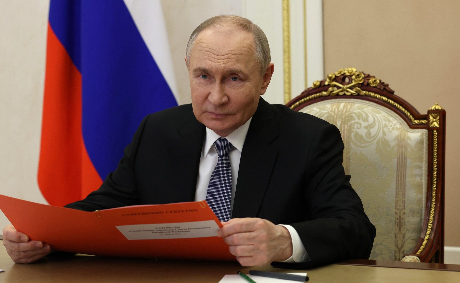 Російський диктатор Владімір Путін Російський диктатор Владімір Путін