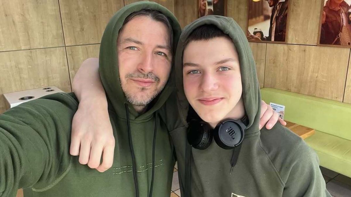 Сергей Притула с сыном Дмитрием Сергей Притула с сыном Дмитрием