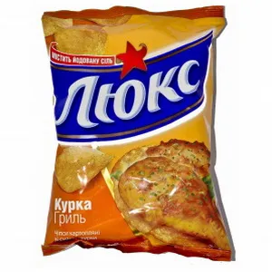 Чипсы Люкс со вкусом курицы гриль Чипсы Люкс со вкусом курицы гриль